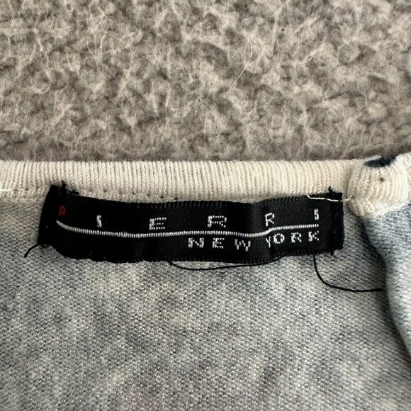 Perri New York Knit Sweater Beaded Abstract Ornate Knit - Picture 5 of 16